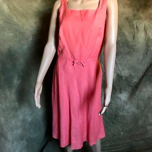 "Depeche Mode" sleeveless peach color dress, size 10